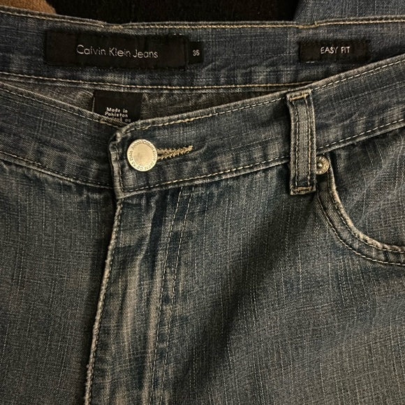 Blue Light wash Calvin Klein Jeans Easy Fit Wide Leg - Picture 4 of 4